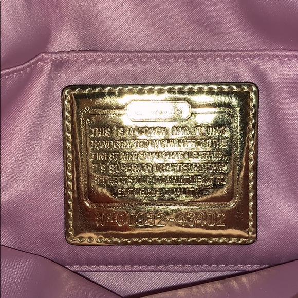 COACH Amanda Satin Clutch Wristlet w/Ribbon Trim - Picture 3 of 5